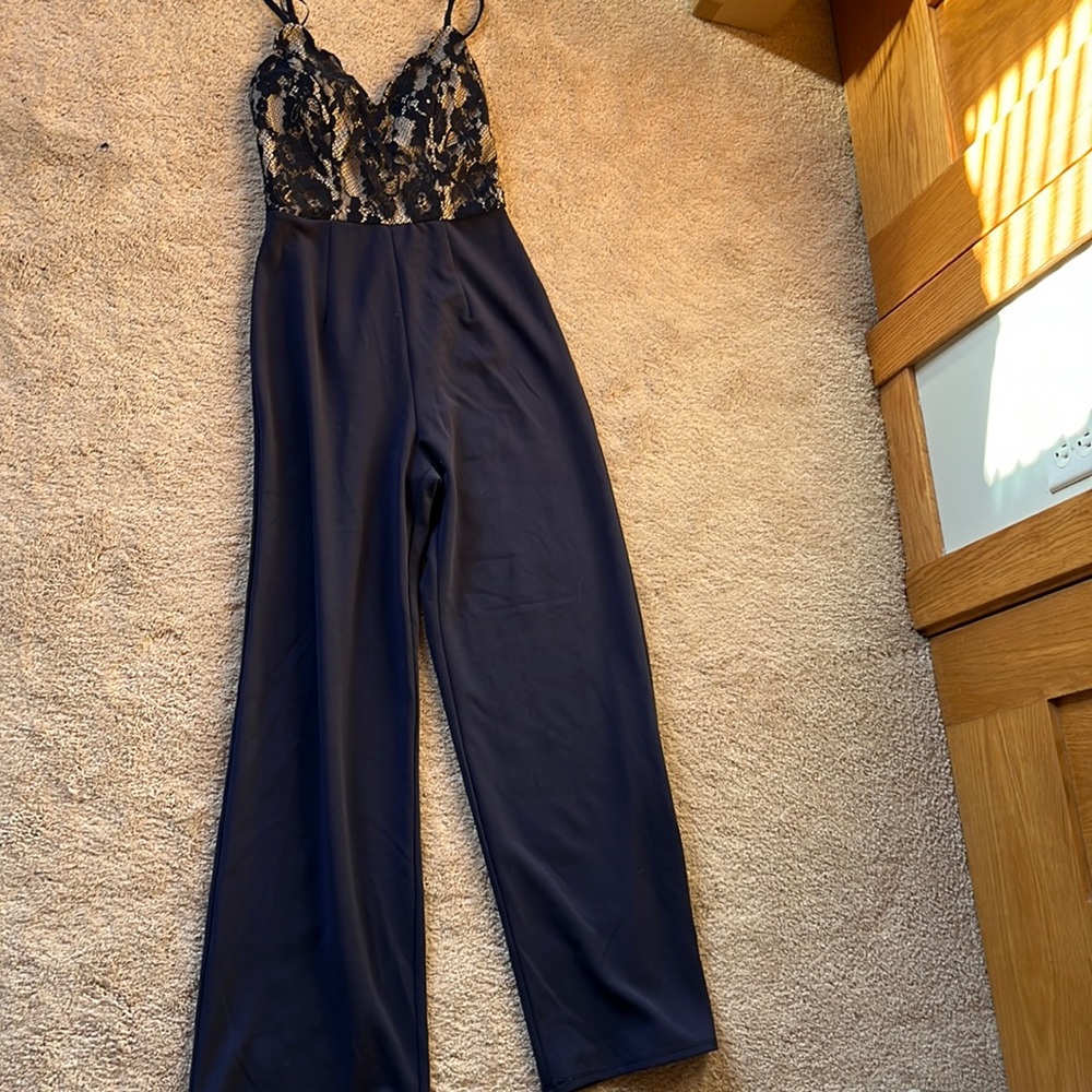 NWT lace bodice jumpsuit size xxs